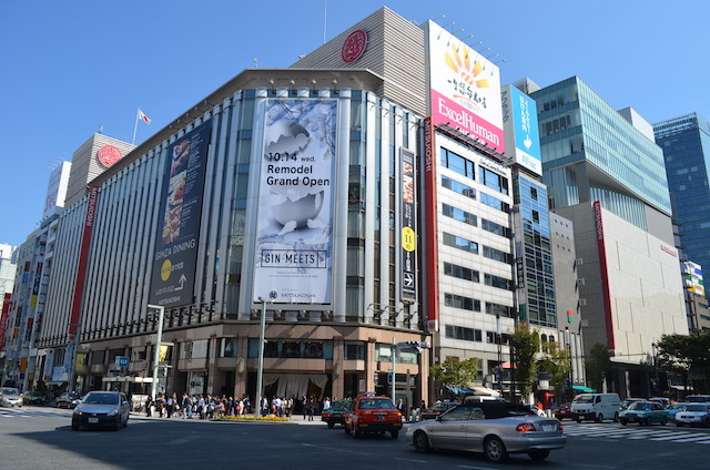 三越銀座外観
